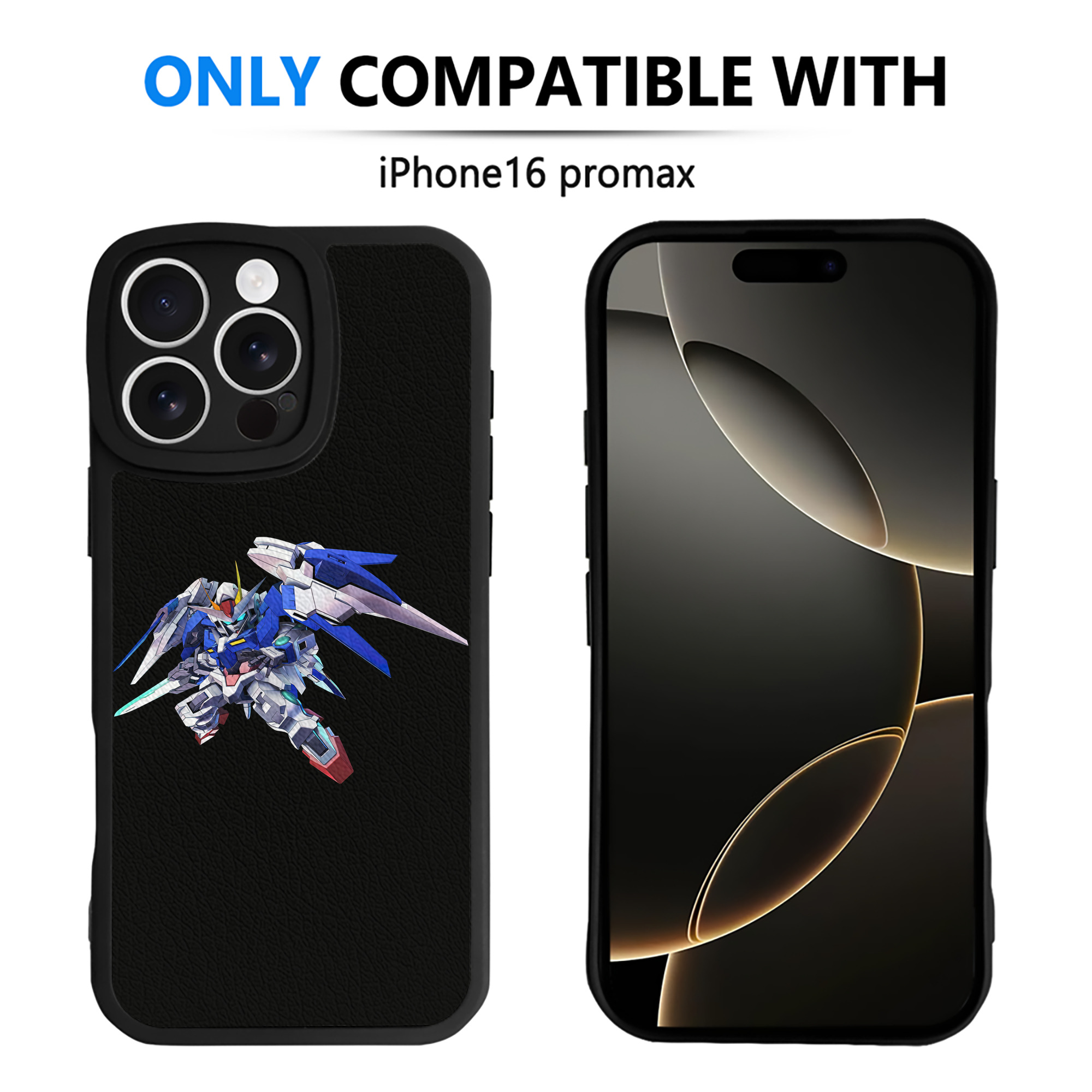 （画像用） 機動戦士ガンダム Mobile Suit Gundam 【iPhone 16シリーズ対応】シリコンスマホケース（レザー調） 材質：シリコン